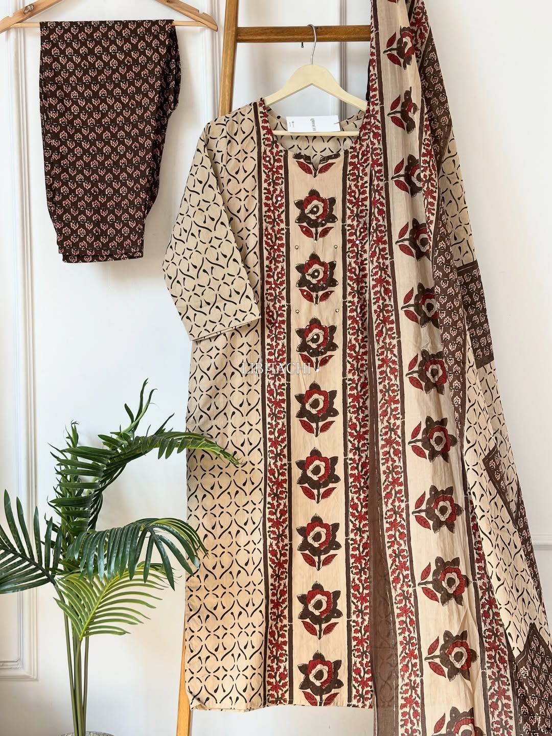 Cotton Block Print Kurta Set