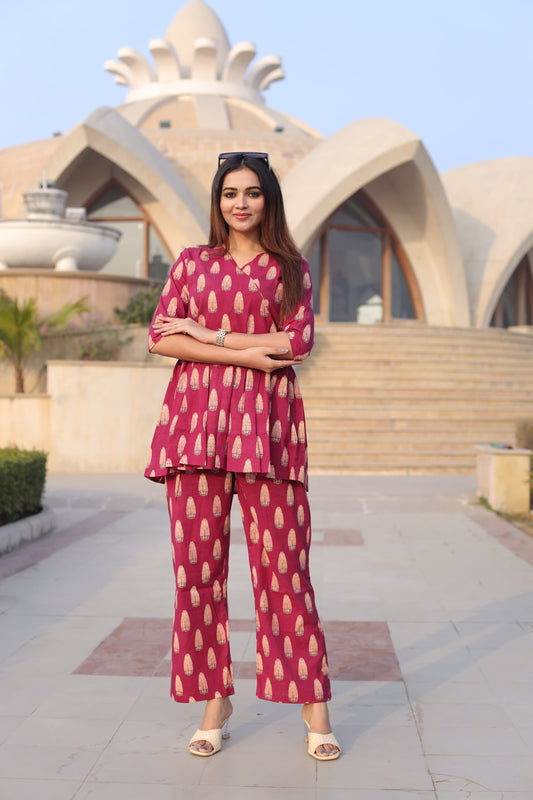 Block Print Co-Ord Set