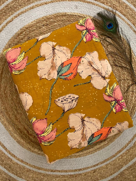 Cotton Printed Fabric (sold by meter)