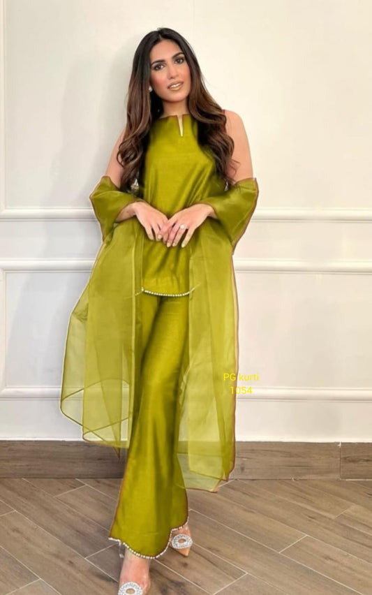 Silk kurta set