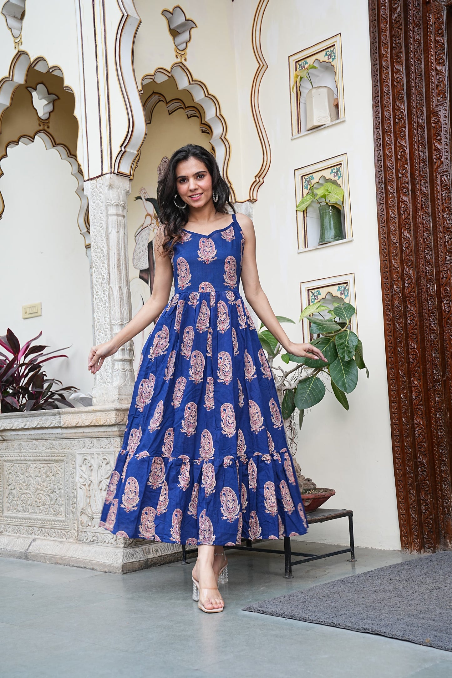 Block Print Summer Dress
