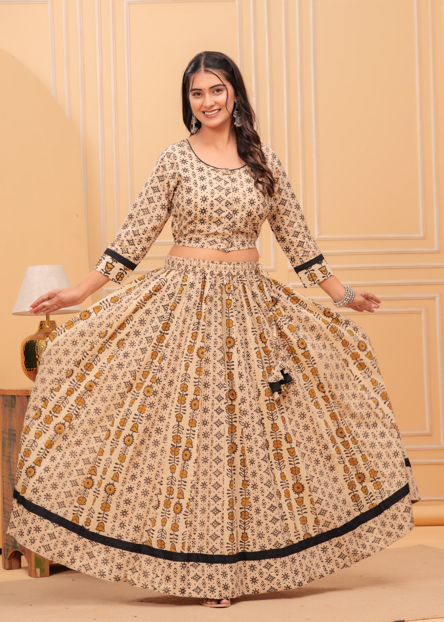 Cotton Lehenga Set