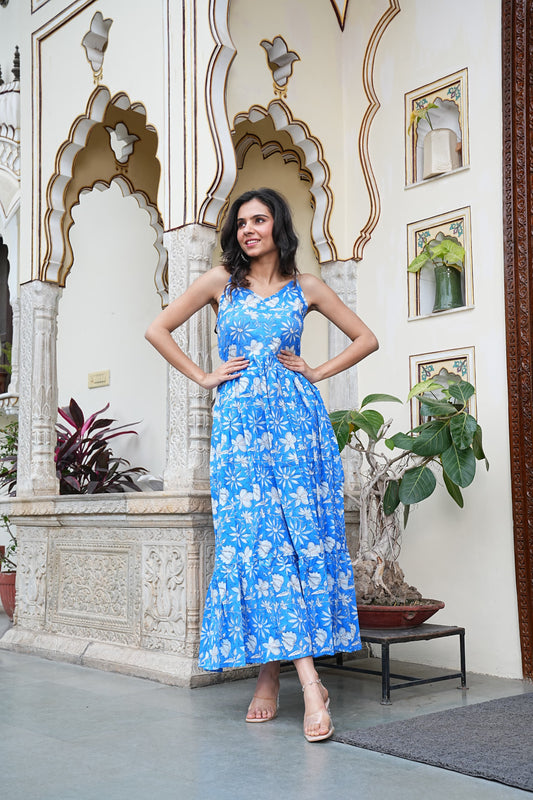 Block Print Summer Dress