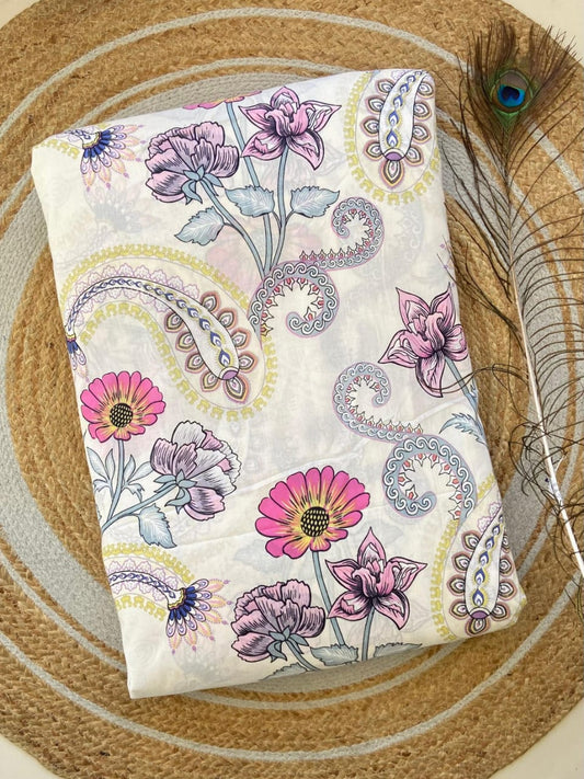 Cotton Printed Fabric (sold by meter)