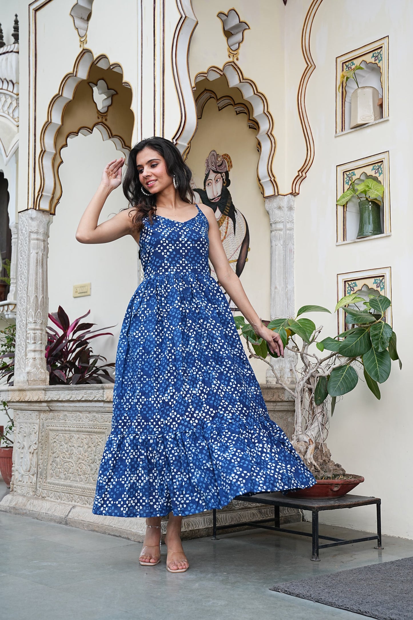 Block Print Summer Dress