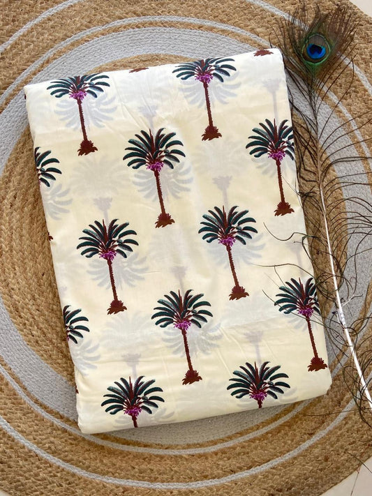 Cotton Printed Fabric (sold by meter)