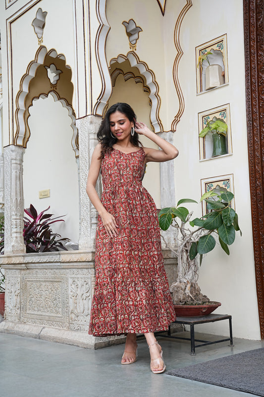 Block Print Summer Dress