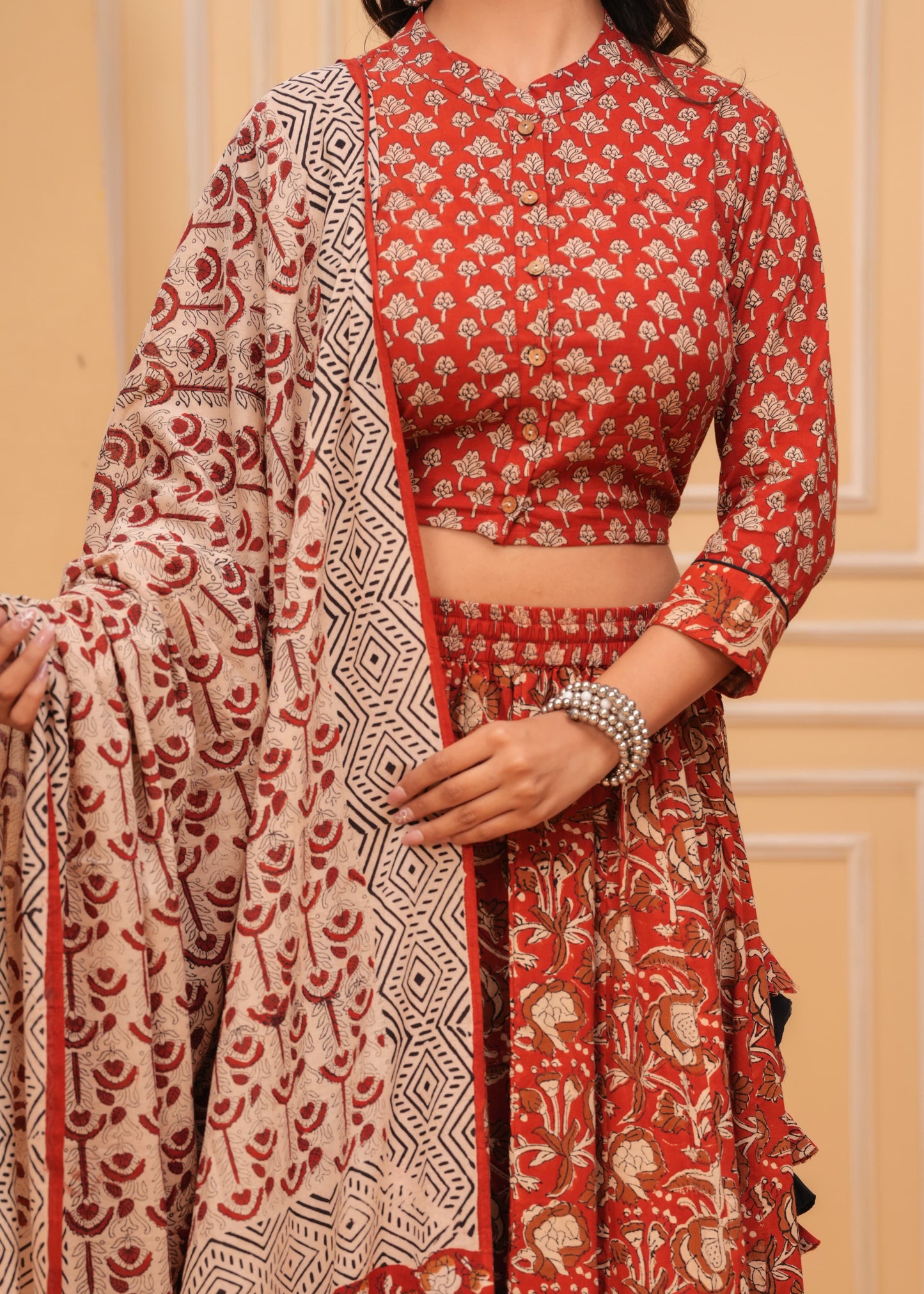 Cotton Lehenga Set