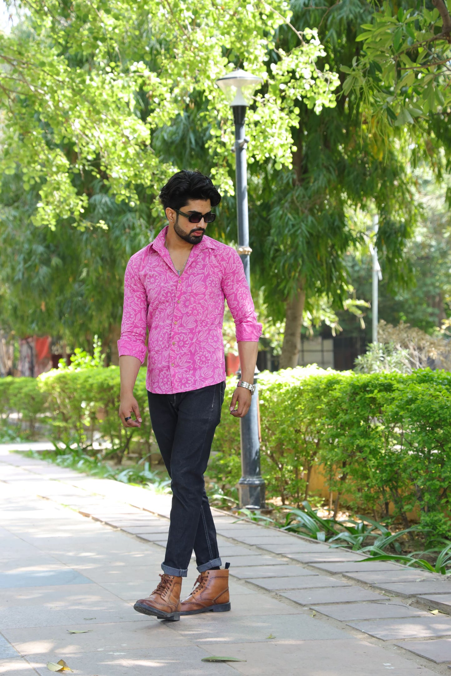 Couple Hand Block Printed Set