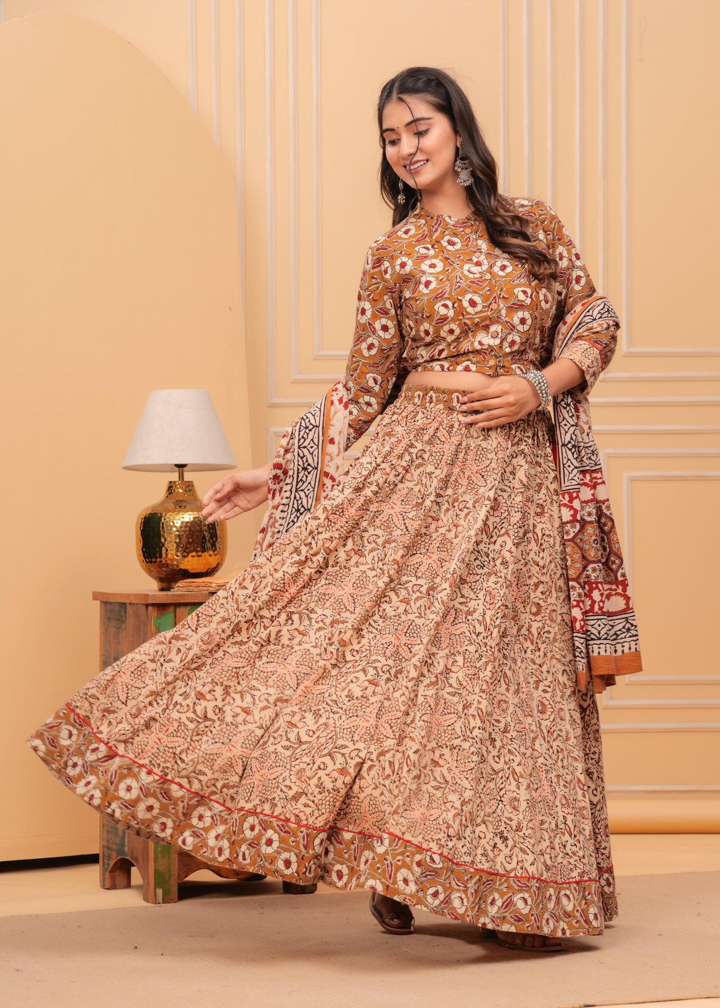 Cotton Lehenga Set