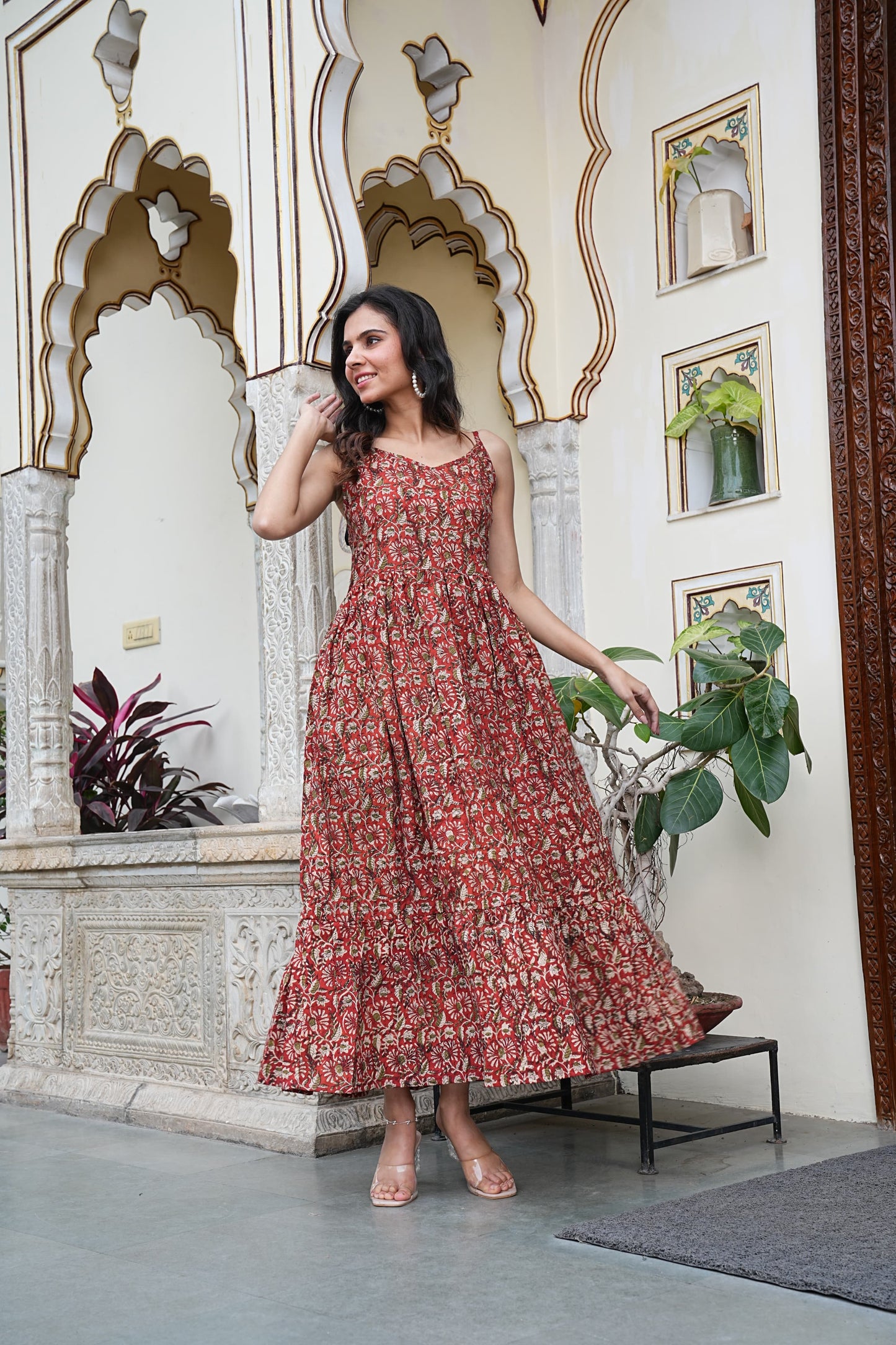 Block Print Summer Dress