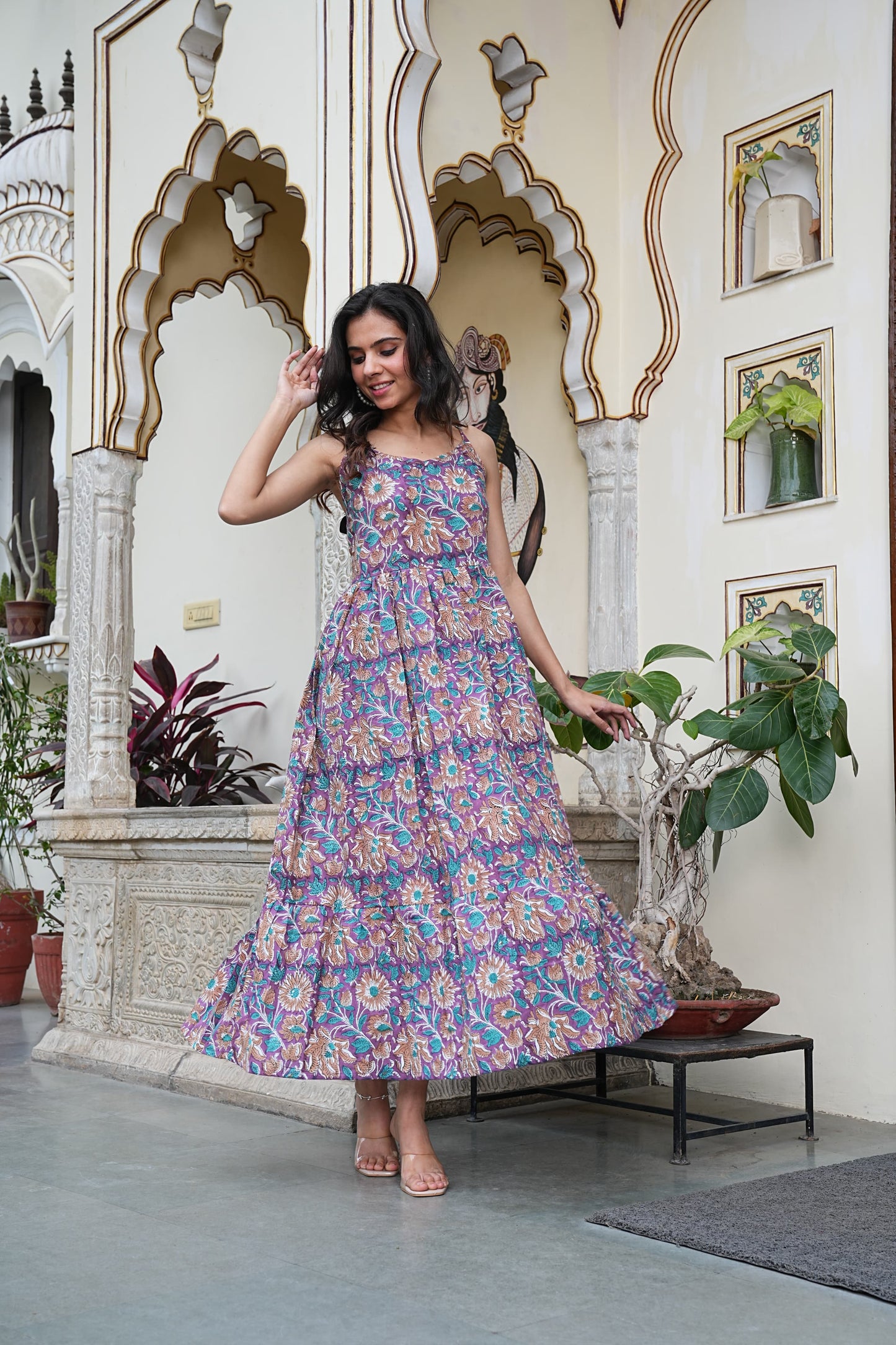 Block Print Summer Dress