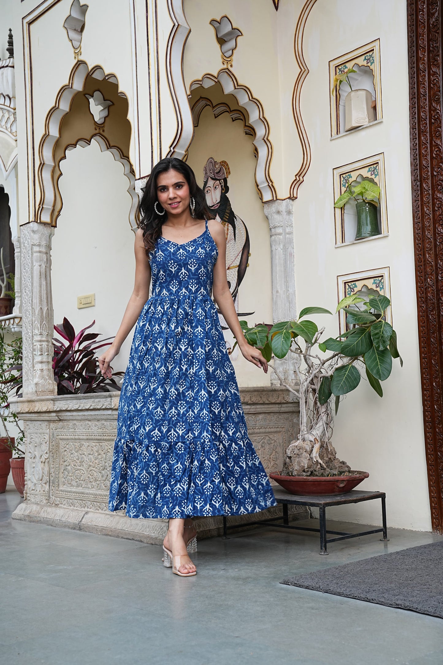 Block Print Summer Dress