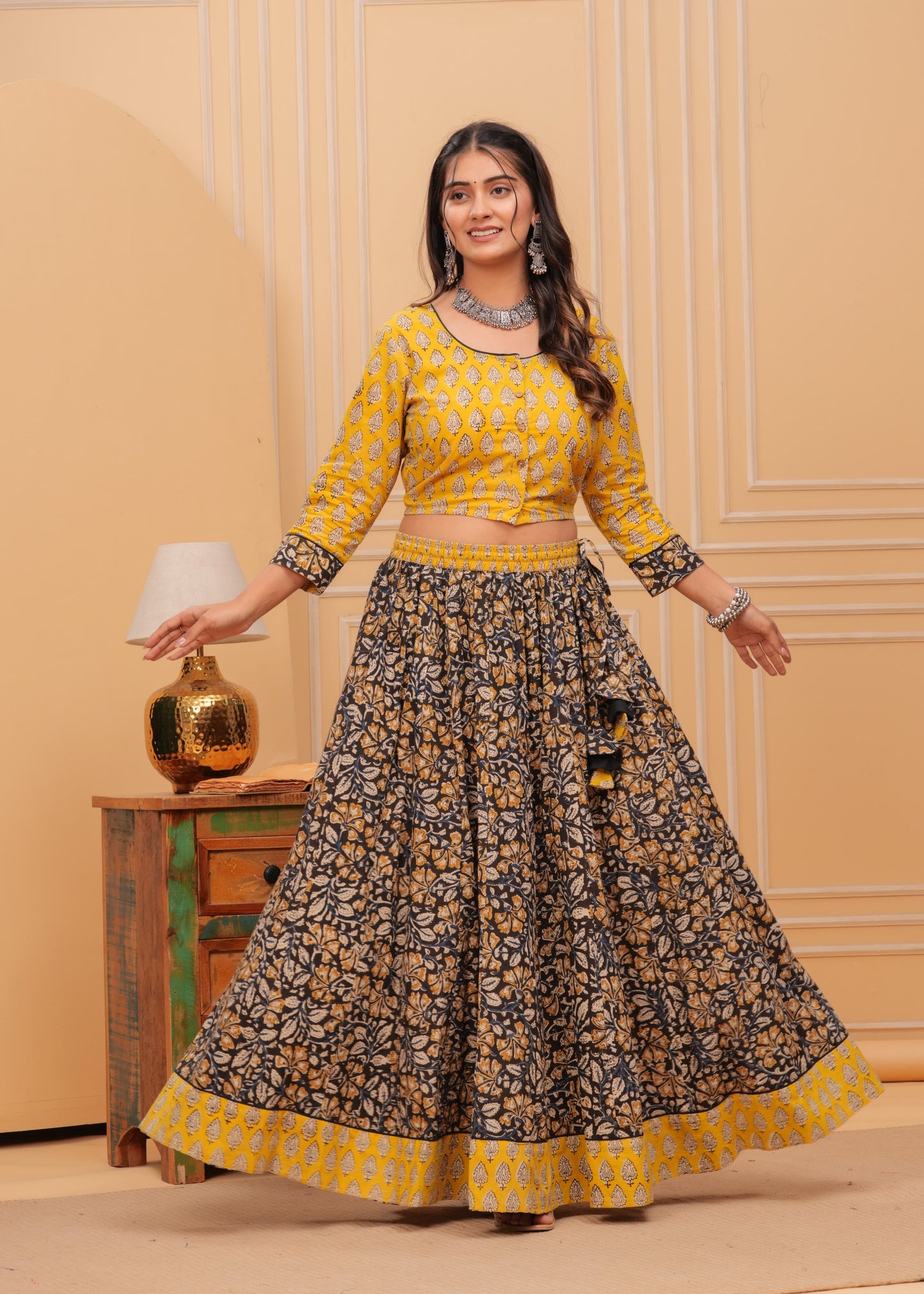 Cotton Lehenga Set