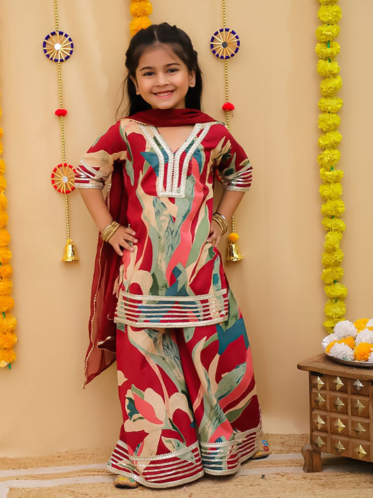 Girls sharara set