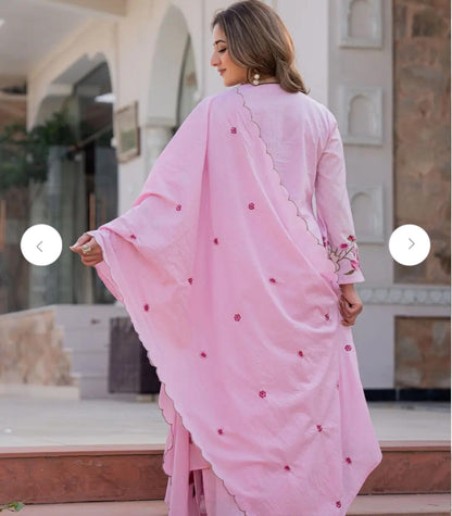 Floral A-Line Kurta Set