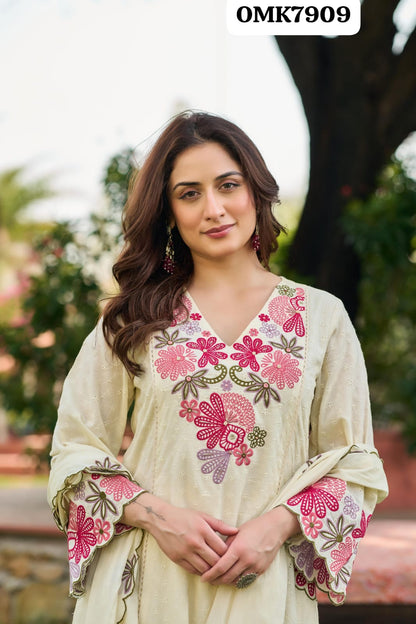 Lawn Cotton Kurta Set