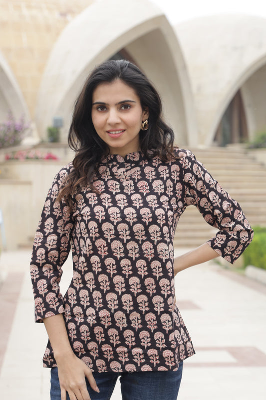 Block Print Top