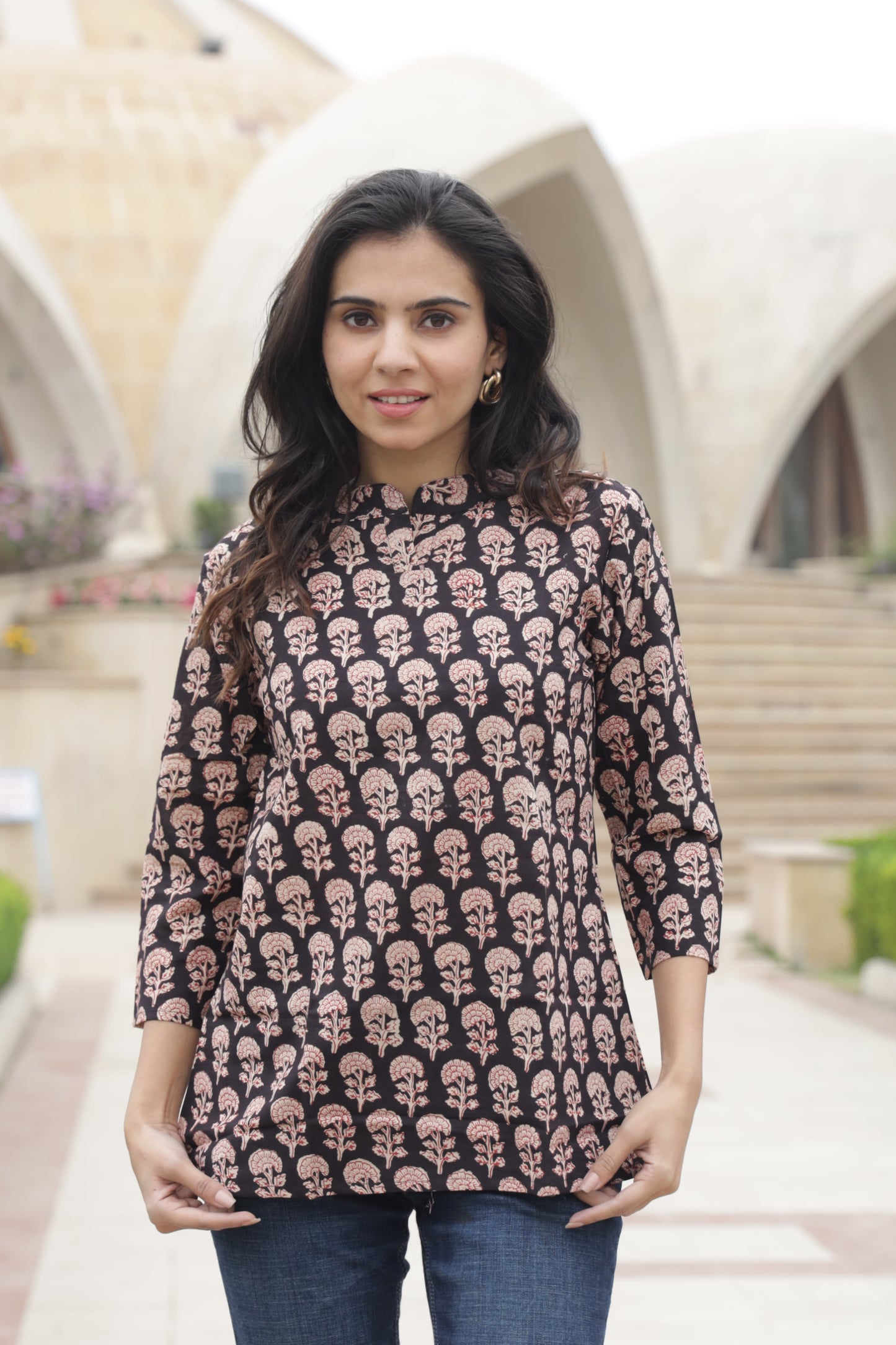 Block Print Top