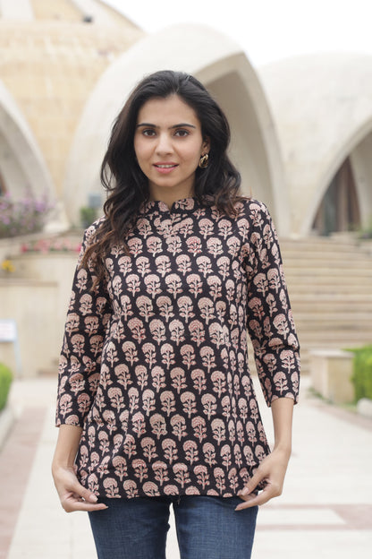 Block Print Top
