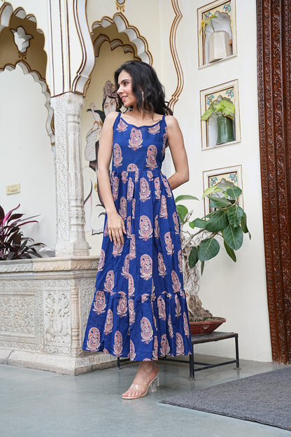 Block Print Summer Dress