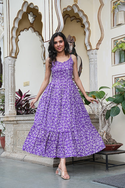 Block Print Summer Dress