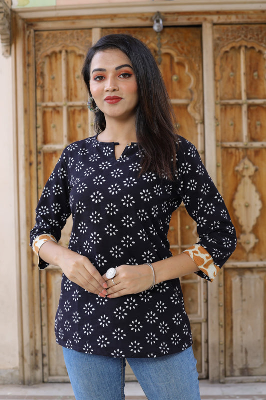 Block Print Top