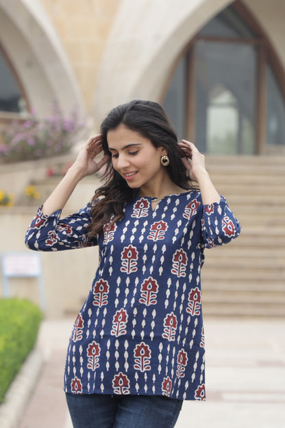 Block Print Top