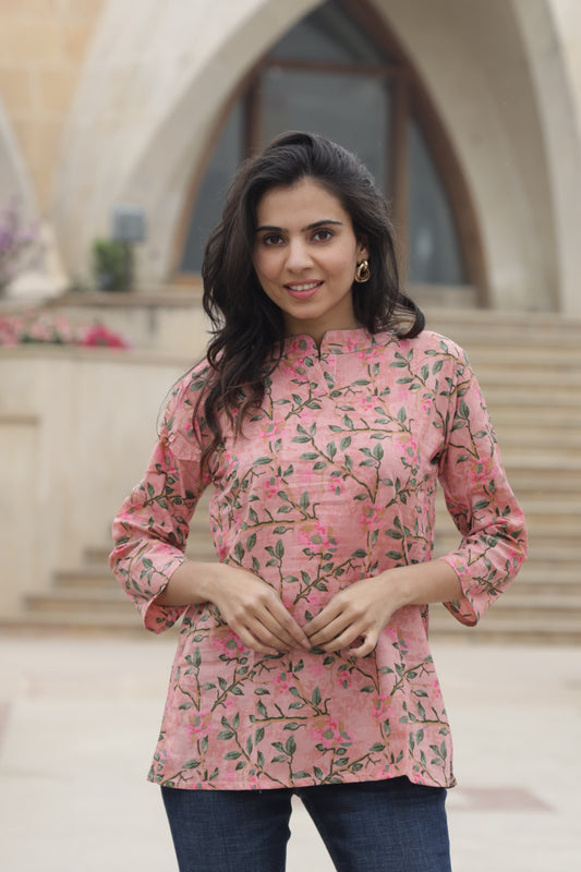Block Print Top