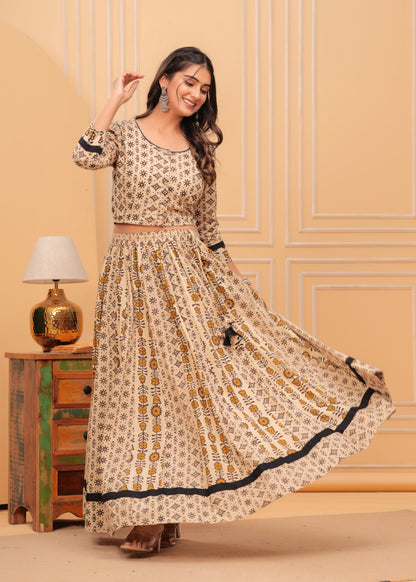 Cotton Lehenga Set