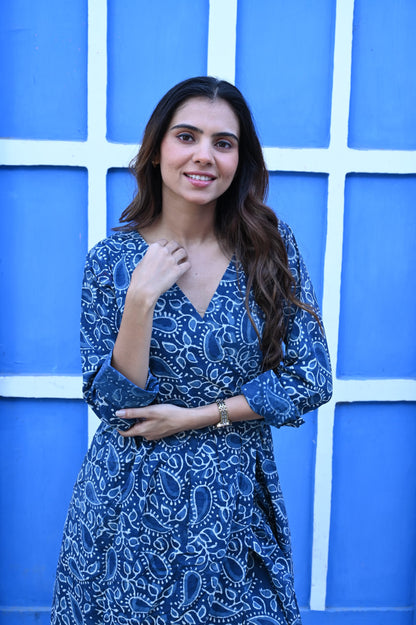 Bagru Angarkha Dress