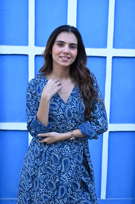 Bagru Angarkha Dress