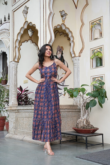 Block Print Summer Dress