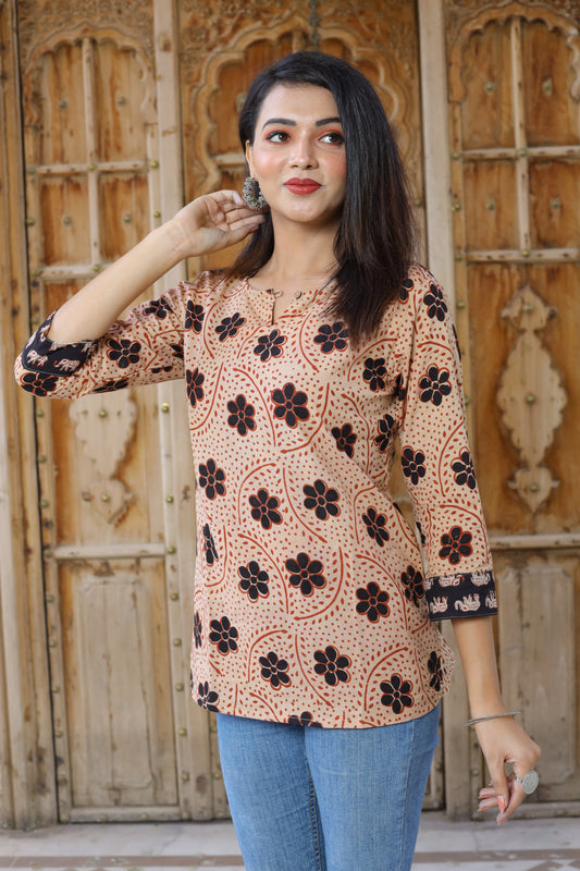 Block Print Top