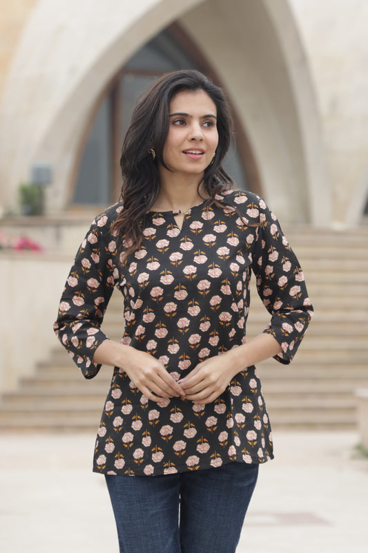 Block Print Top