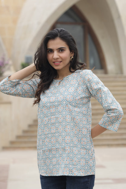 Block Print Top
