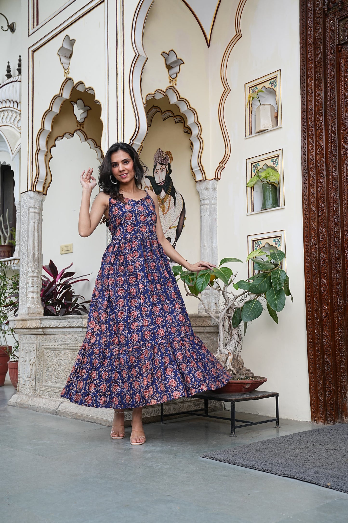 Block Print Summer Dress