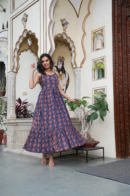 Block Print Summer Dress