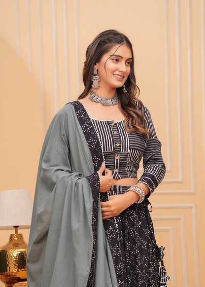 Cotton Lehenga Set