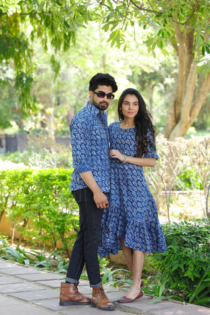 Couple Hand Block Printed Set