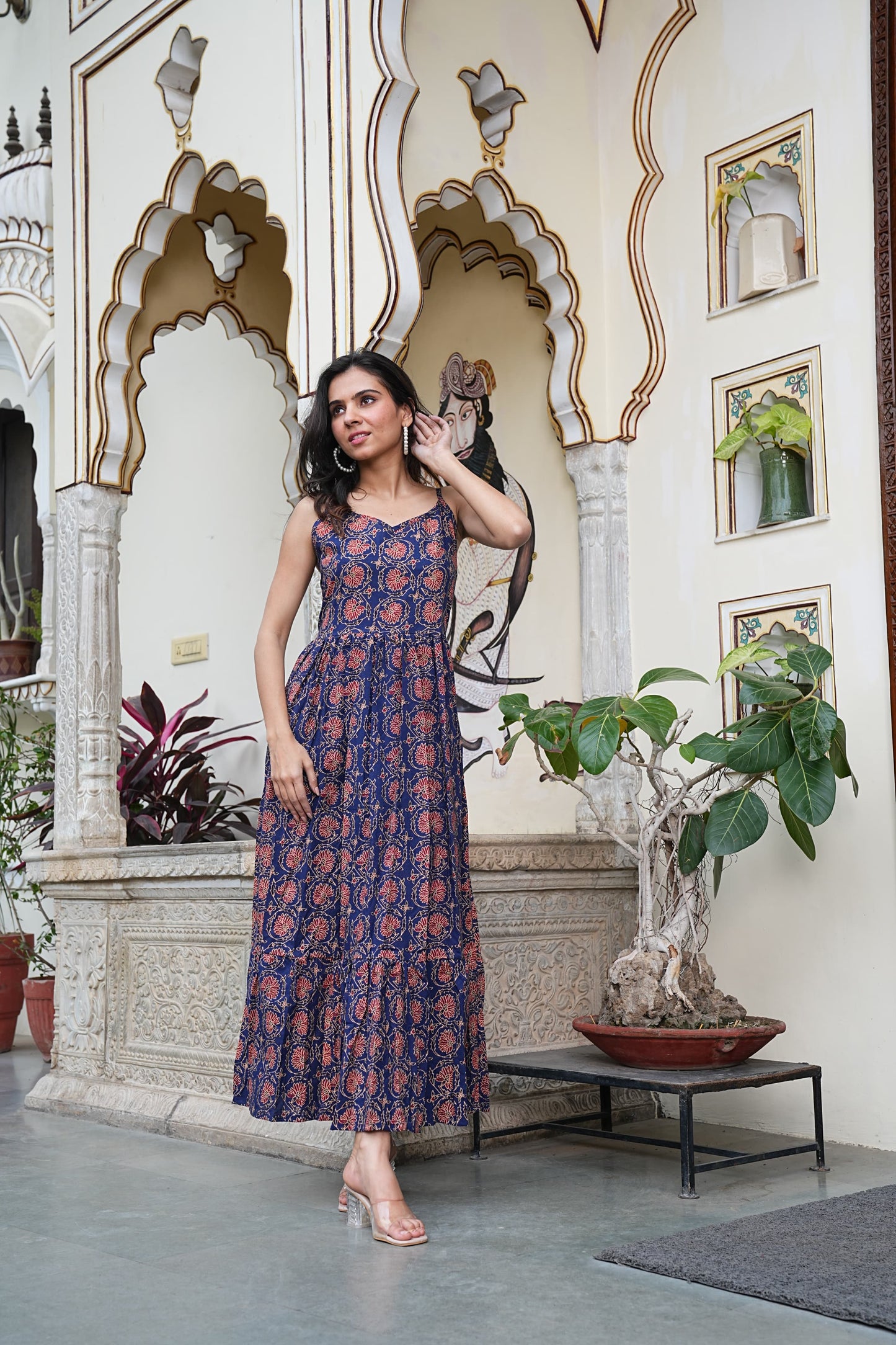 Block Print Summer Dress