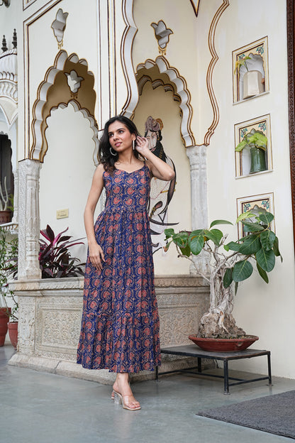 Block Print Summer Dress