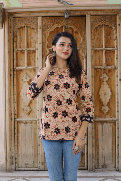 Block Print Top