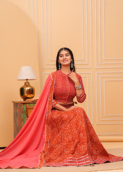 Cotton Lehenga Set