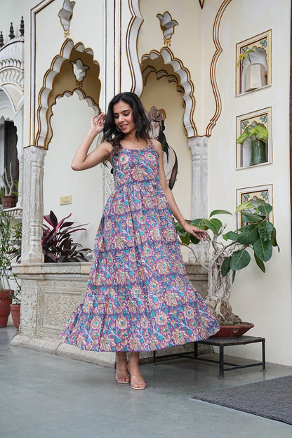 Block Print Summer Dress