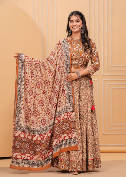 Cotton Lehenga Set