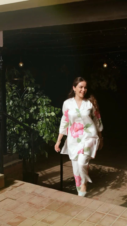 Floral kurta set