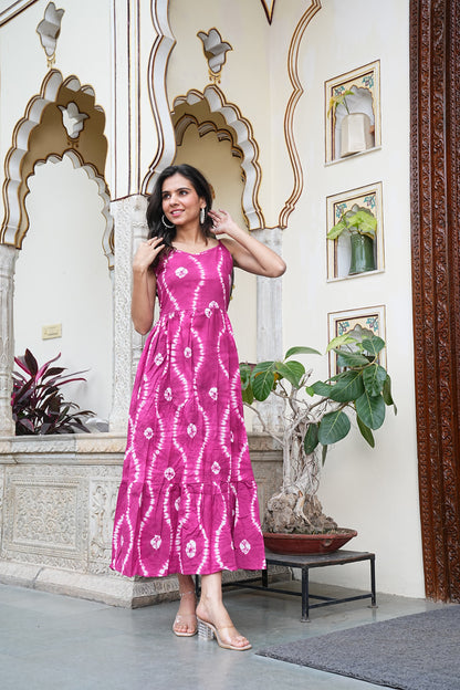 Block Print Summer Dress