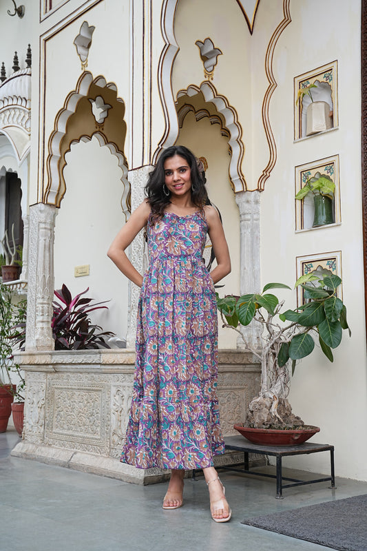 Block Print Summer Dress