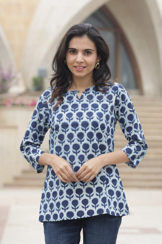 Block Print Top